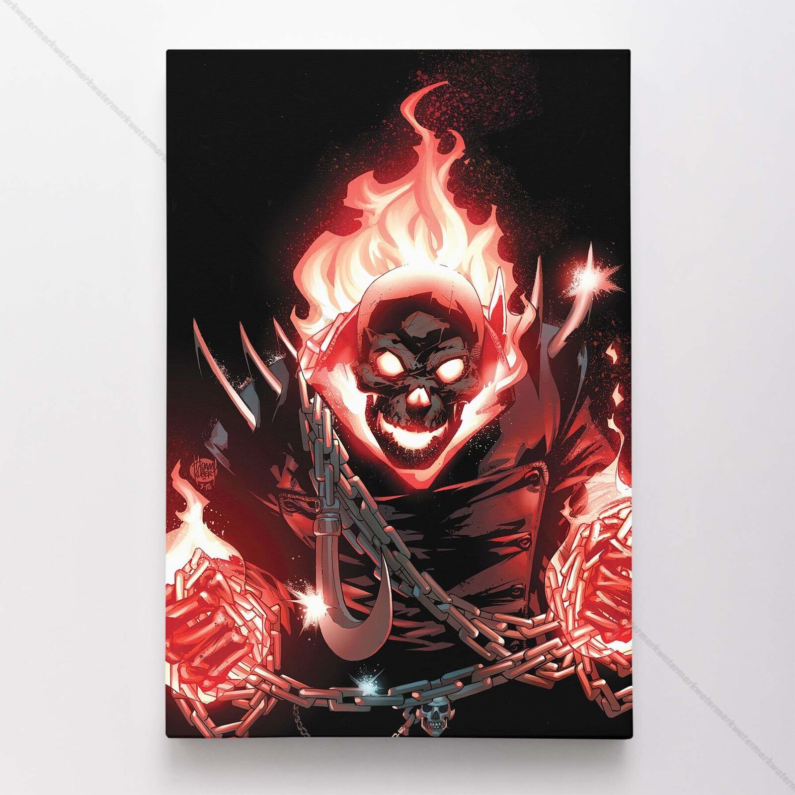 Ghost Rider Poster Canvas Vol 7 #1 Marvel Comic Book Wall Art Print
