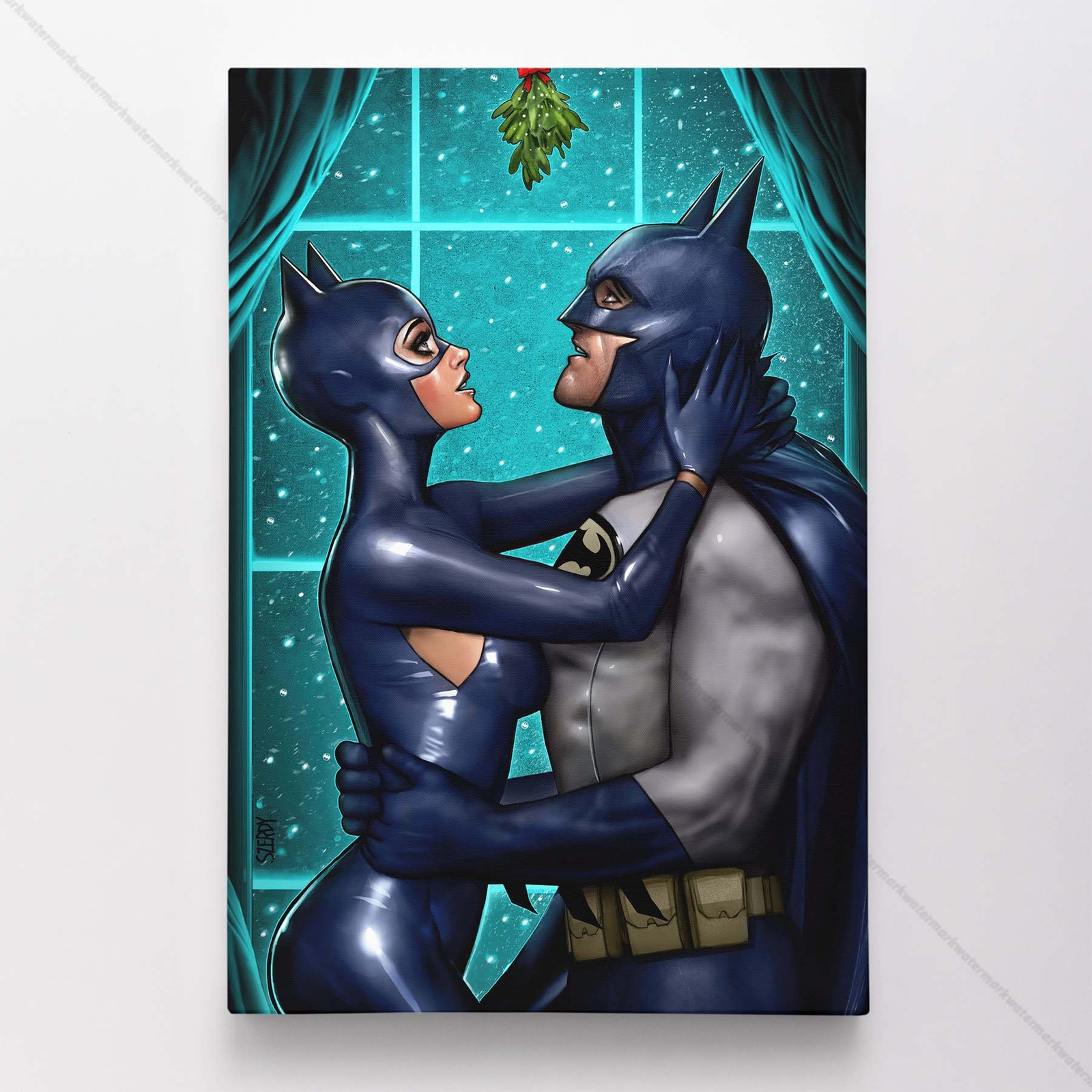 Catwoman Poster Canvas DC Comic Book Cover Selina Kyle Art Print #52338