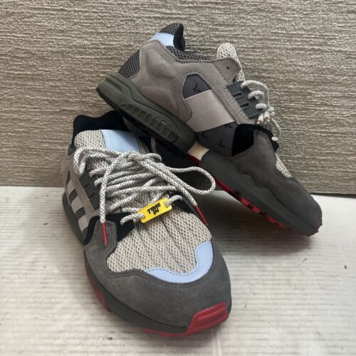 Adidas Ninja ZX Torsion X TIME IN Men's US 9 Gray Blue Red Black Athletic Gretwo Adidas Ninja ZX Torsion X TIME IN Men's US 9 Gray Blue Red Black Athletic Gretwo