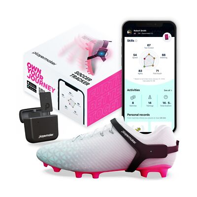 Playermaker 2.0 Smart Soccer Tracker for Cleats, 25+ Technical & Physical Soc...