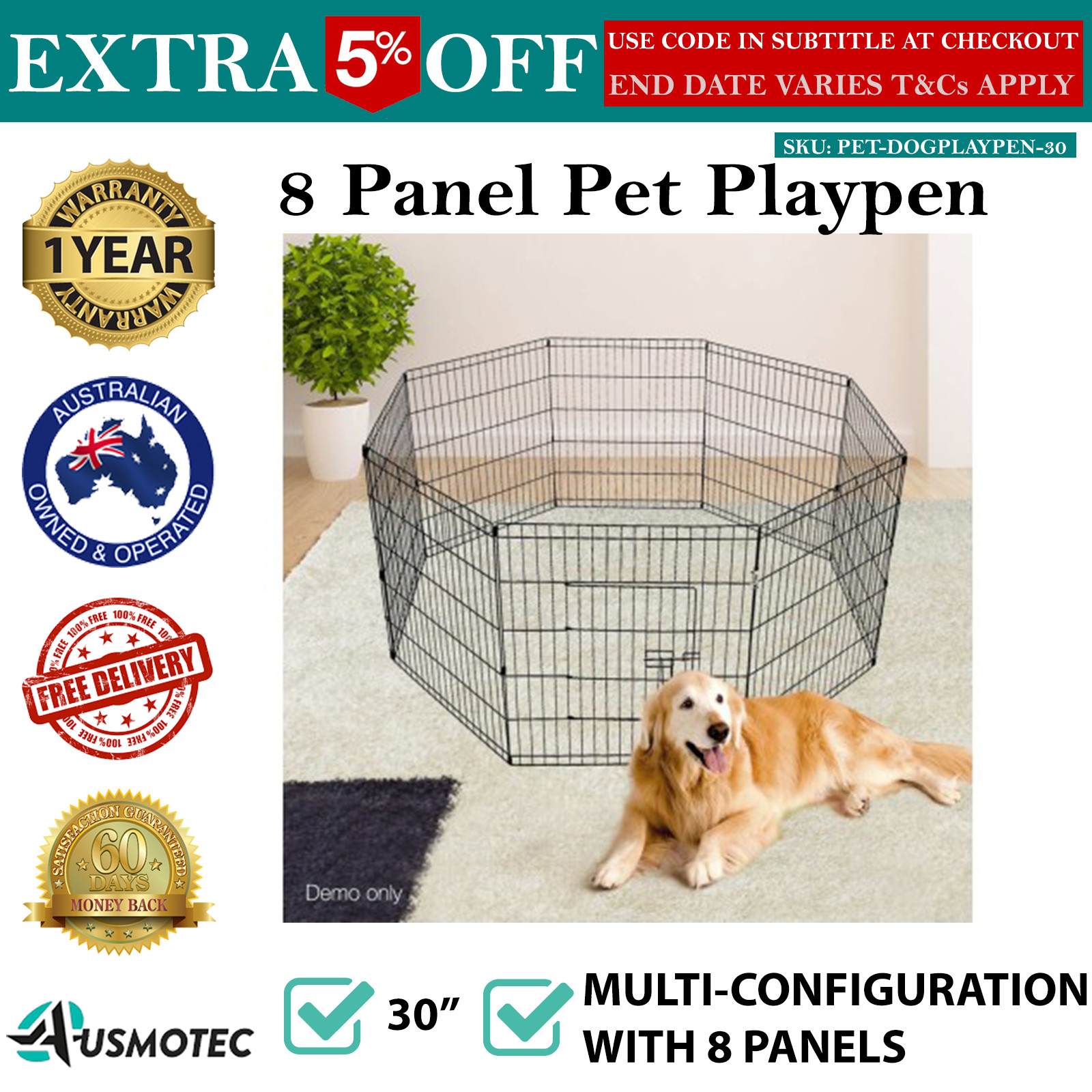 used puppy playpen
