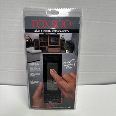 FOX 800 User Friendly Multi System Remote Control Brand NEW Model AF503