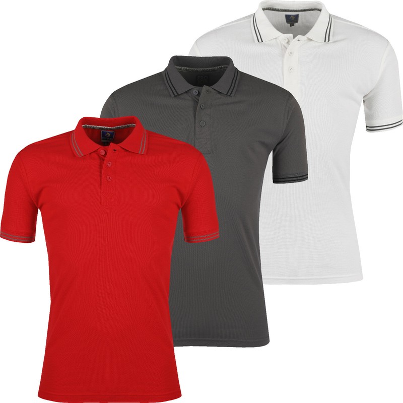 New Mens Work Polo Shirt Heavy Duty Short Sleeve Plain Pique Top T