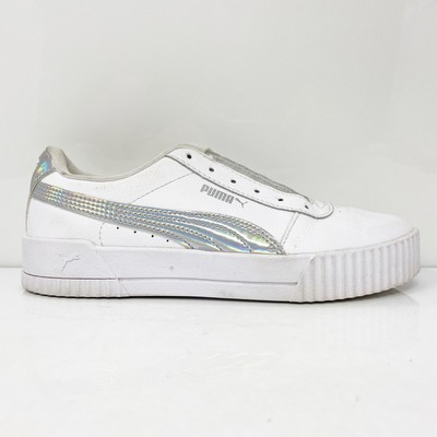 

Puma Womens Carina 373834-01 Белая Повседневная Обувь Кроссовки Размер 8, Белый, Carina