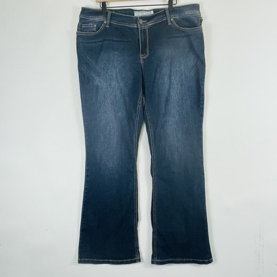 Torrid Luxe Slim Boot Cut Dark Wash Denim Jeans 10.5'' Rise Womens Plus Sz 20