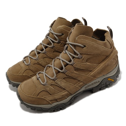

Мужские кроссовки Merrell Moab 2 Decon Mid 1TRL Vibram Camel Brown для походов на открытом воздухе J002733, Коричневый, Moab 2 Decon Mid 1 Trl