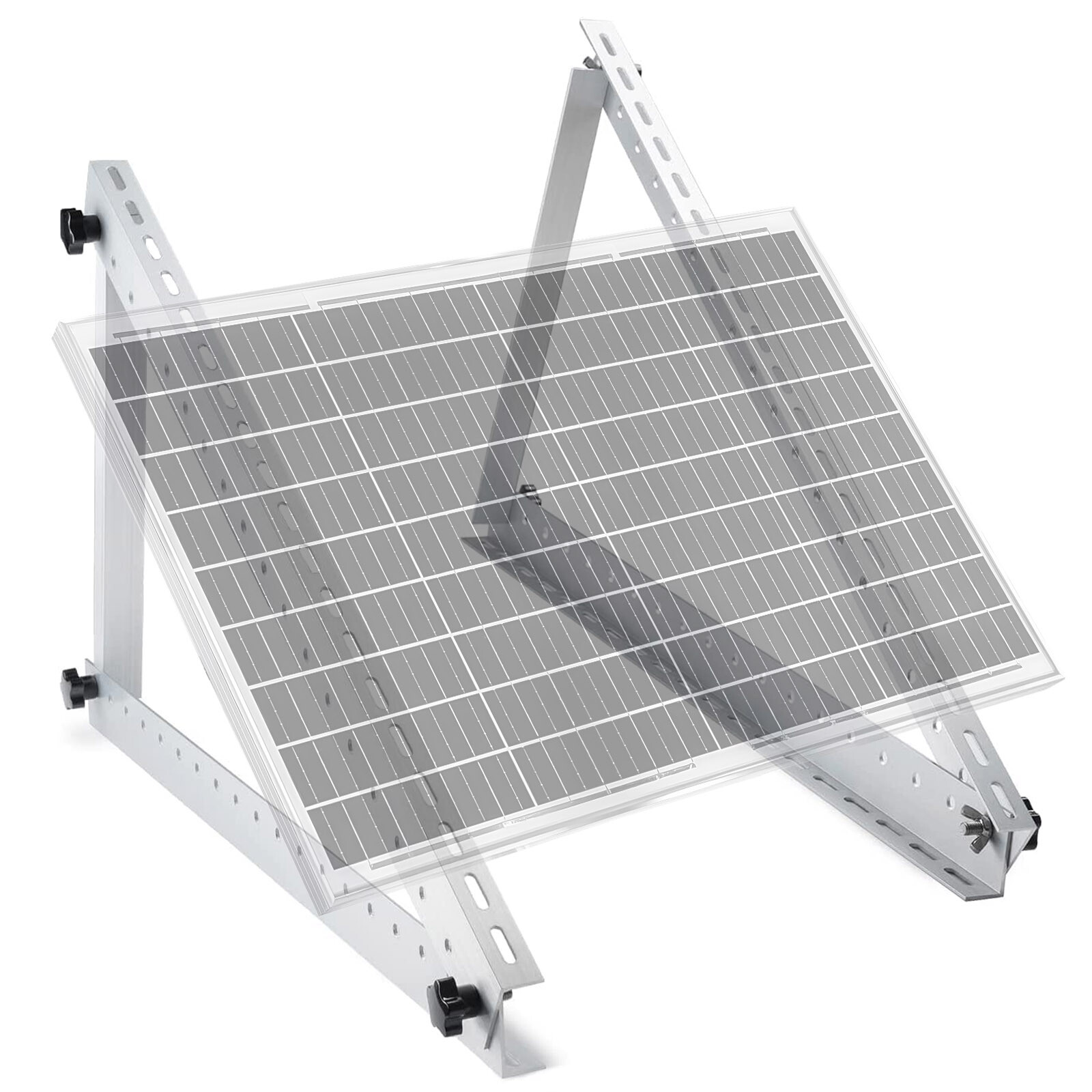 41 inch Solar Panel RV Tilt Mount Brackets Roof Flat Surface Adjustable Frame