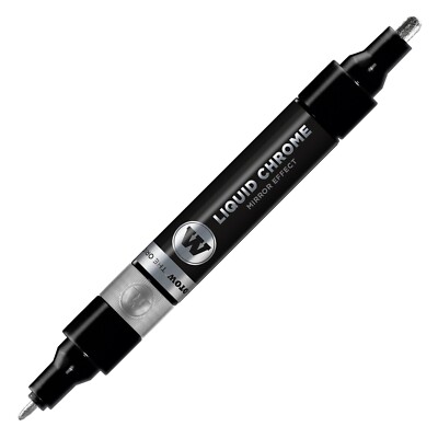 Molotow LIQUID CHROME | 1mm | 2mm | 3mm Calligraphy | 4mm | Twin