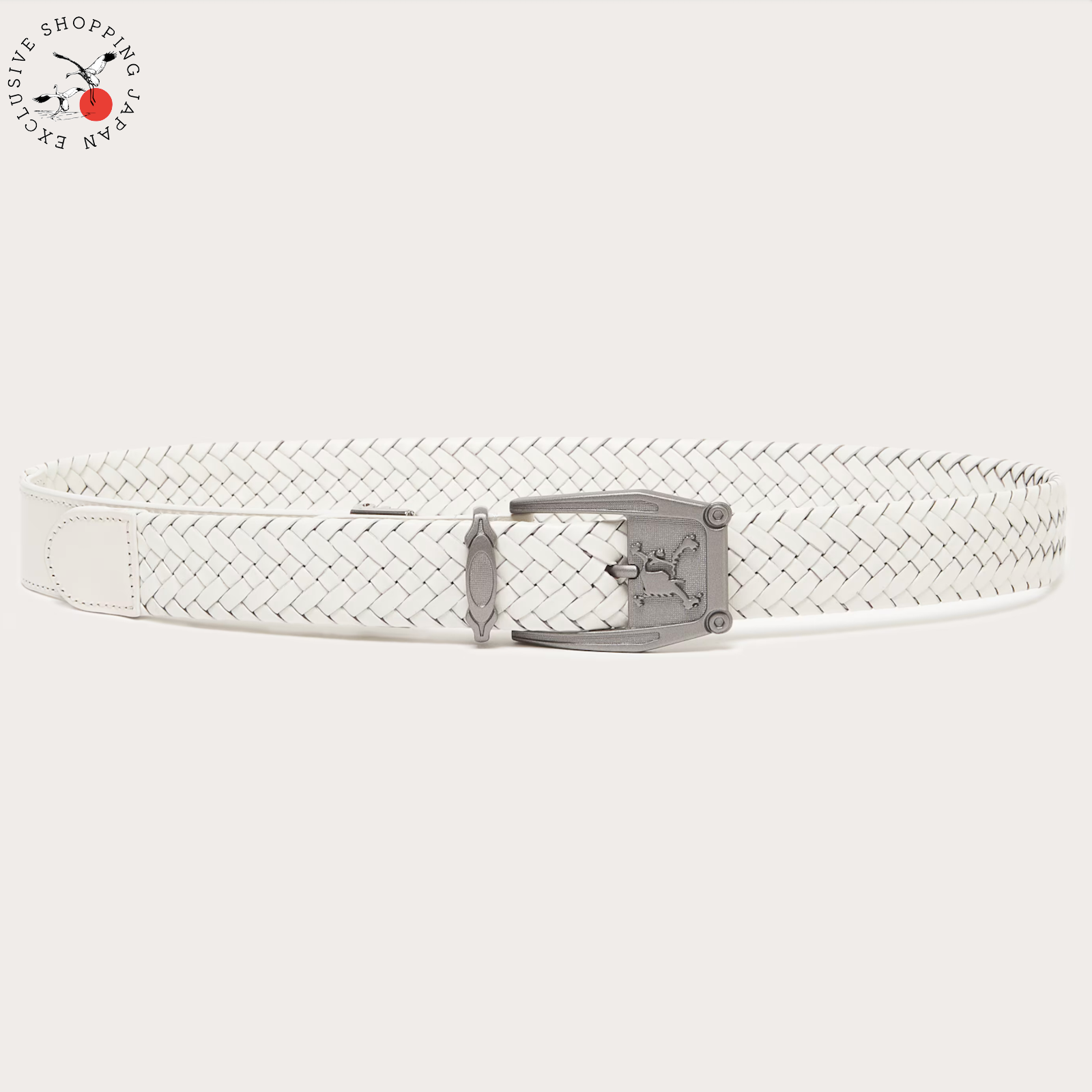 時計 OAKLEY skull buckle White leather belt Oakley Golf Skull Belt 16.1 Adjustable PU Leather Original
