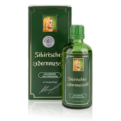 Zedernnussöl Zedernöl nach Anastasia Glasflacon 100 ml Rohkostqualität