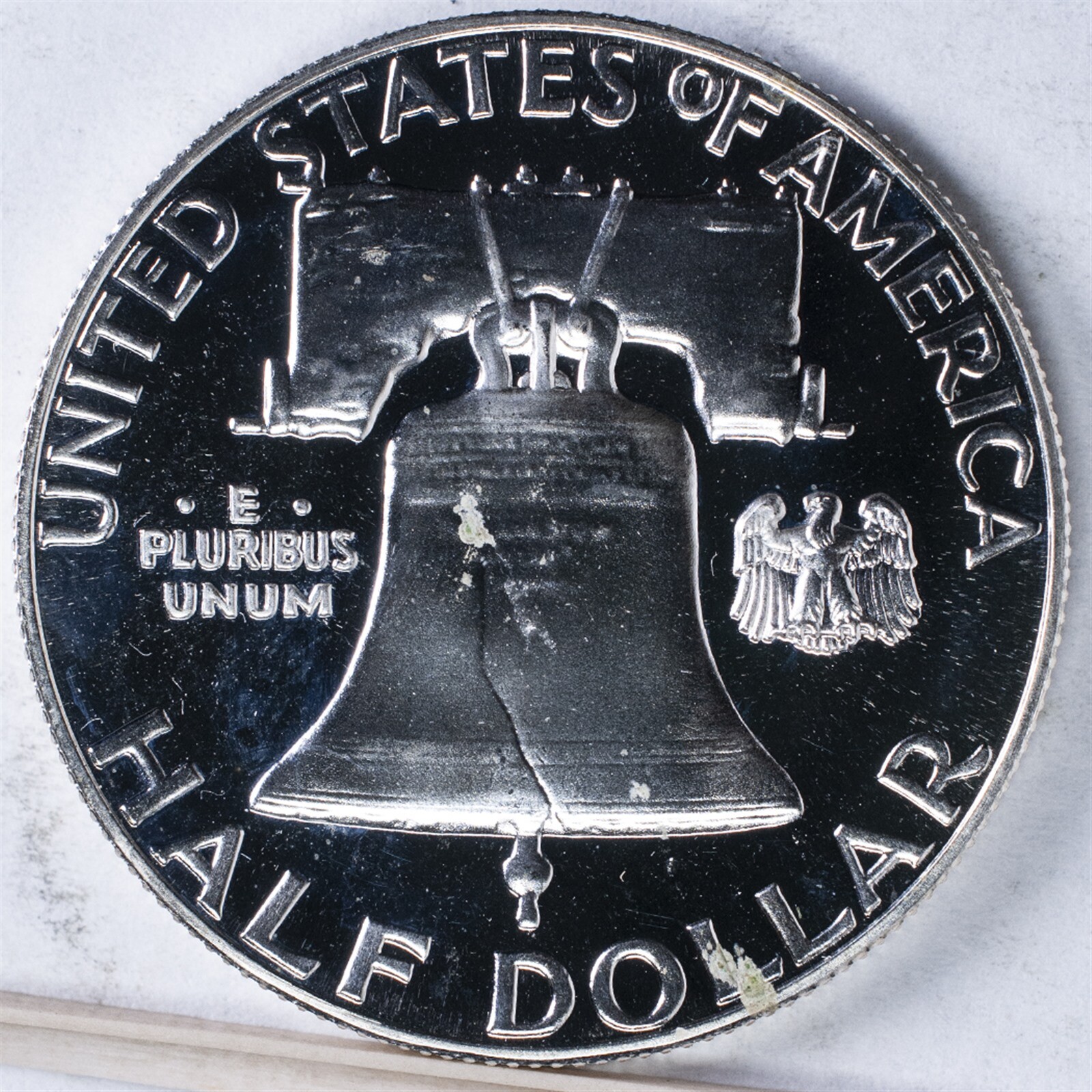 1963 Franklin Half PR Gem BU Cameo