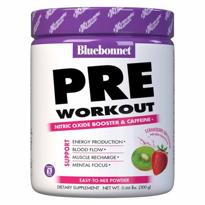 Порошок Bluebonnet Extreme Edge с клубникой и киви перед тренировкой, 0,66 фунта