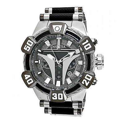 Pre-owned Invicta Watch  Inv37370 Star Wars Hombres 52 Acero Inoxidable