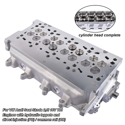 Zylinderkopf Komplett für Audi A3 A4 A6 Q3 Q5 VW Sharan Touran 2.0 TDI CFF CFH