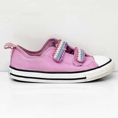 

Кеды Converse Girls Chuck Taylor All Star 2V 767194F Pink Casual Shoes 10, Розовый, Chuck Taylor All Star 2V