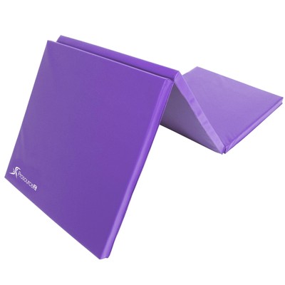 ProsourceFit Tri-Fold Folding Thick Exercise Mat 6 x2  with Carrying Handles ...