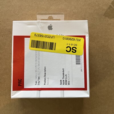 Apple Thunderbolt Cable 2M White MD861LL/A **Authentic**