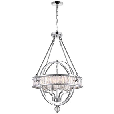 Arkansas 4 Light Chandelier With Chrome Finish