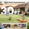 HUHUWOW Ultrasonic Dog Bark Deterrent Devices, Anti Barking Device for Dogs, Adjustable Frequency and Range, Type-C Rechargeable, Suitable for All Kinds of Dogs, for Indoor and Outdoor Use