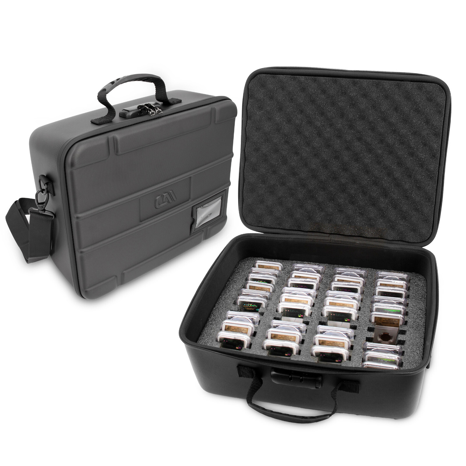 【グラッド】GLAD HAND SPEAKEASY COIN CASE NGC PCGS Coin Case | 44 Graded Slabs | Locking Water