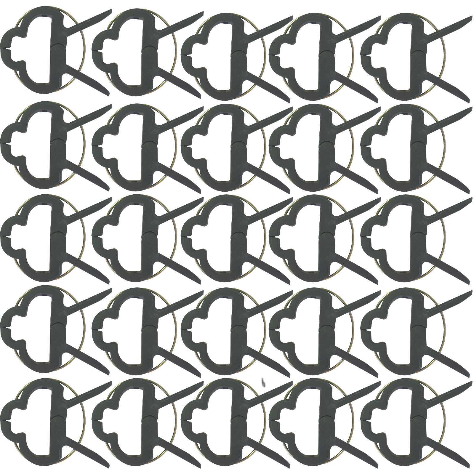 10 - 100 Stück Pflanzenclips Pflanzenklammern Pflanzenbinder Pflanzenhalter Clip