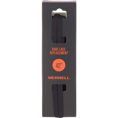 

Черные шнурки Merrell унисекс на плоской подошве 42 Аксессуары