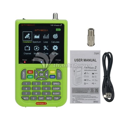 3.5'' Finder 2 Satellite Finder Satellite Signal Finder DVB-S/S2/S2X GTMEDIA V8 