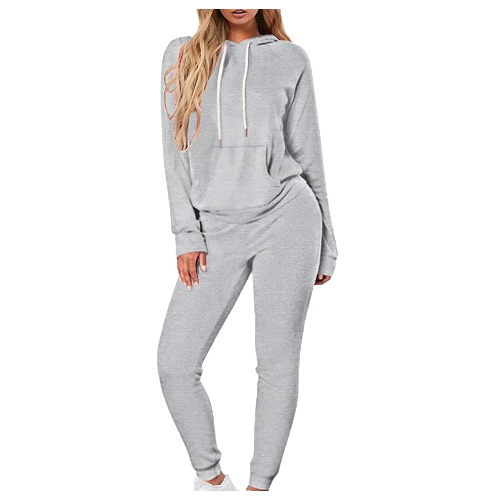And Set Women's Size Sweatshirt Sweat Medium Blue Matching Set