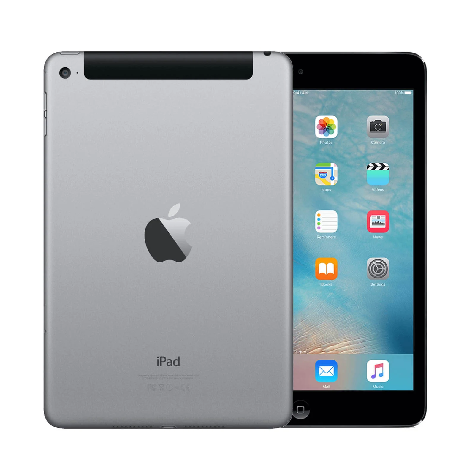 Apple iPad Mini 4th Gen 128GB (WiFi + Cellular) Gray - FAST