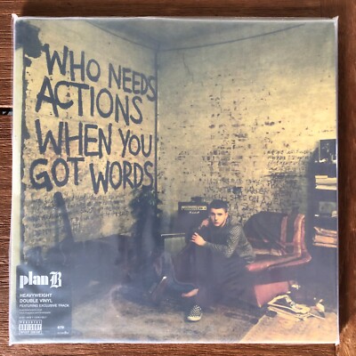 [Rare SEALED Vinyl] Plan B    Who Needs Actions / Eminem Yelawolf Mac Miller MGK