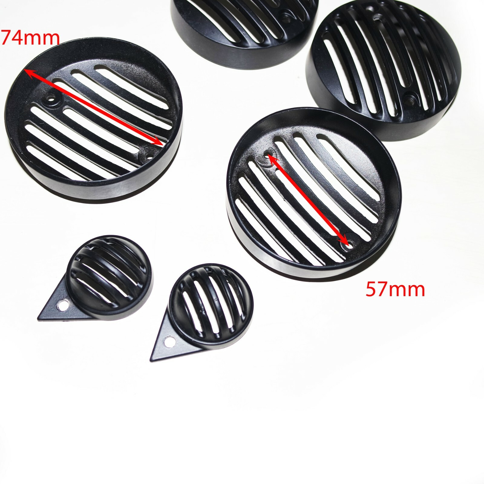 For Royal Enfield Classic Headlight Indicators Parking & TailLight Grill Set 