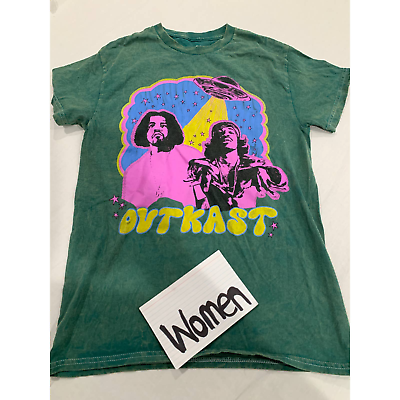 Outkast Green Graphic Womens T Shirt Size S