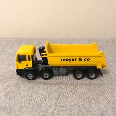 Real Vtg SIKU SUPER SERIES 1:55 3524 MAN TIPPER TRUCK MEYER CO.