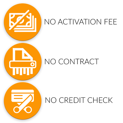 $15/Mo. SIM Card Kit Unlimited Data Talk Text Prepaid SpeedTalk Smart Phone Plan