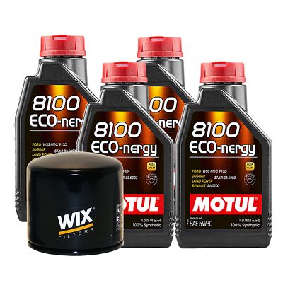 MOTUL 8100 ECO-LITE 5W-30 Motoröl 1 Liter - API SP-RC, ILSAC GF-6A, Für Mazda, Toyota, Mitsubishi & Mehr