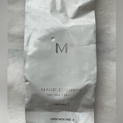 Missha M  Magic Cushion Refill in color 23. SPF 50+, PA+++. Has a new sponge