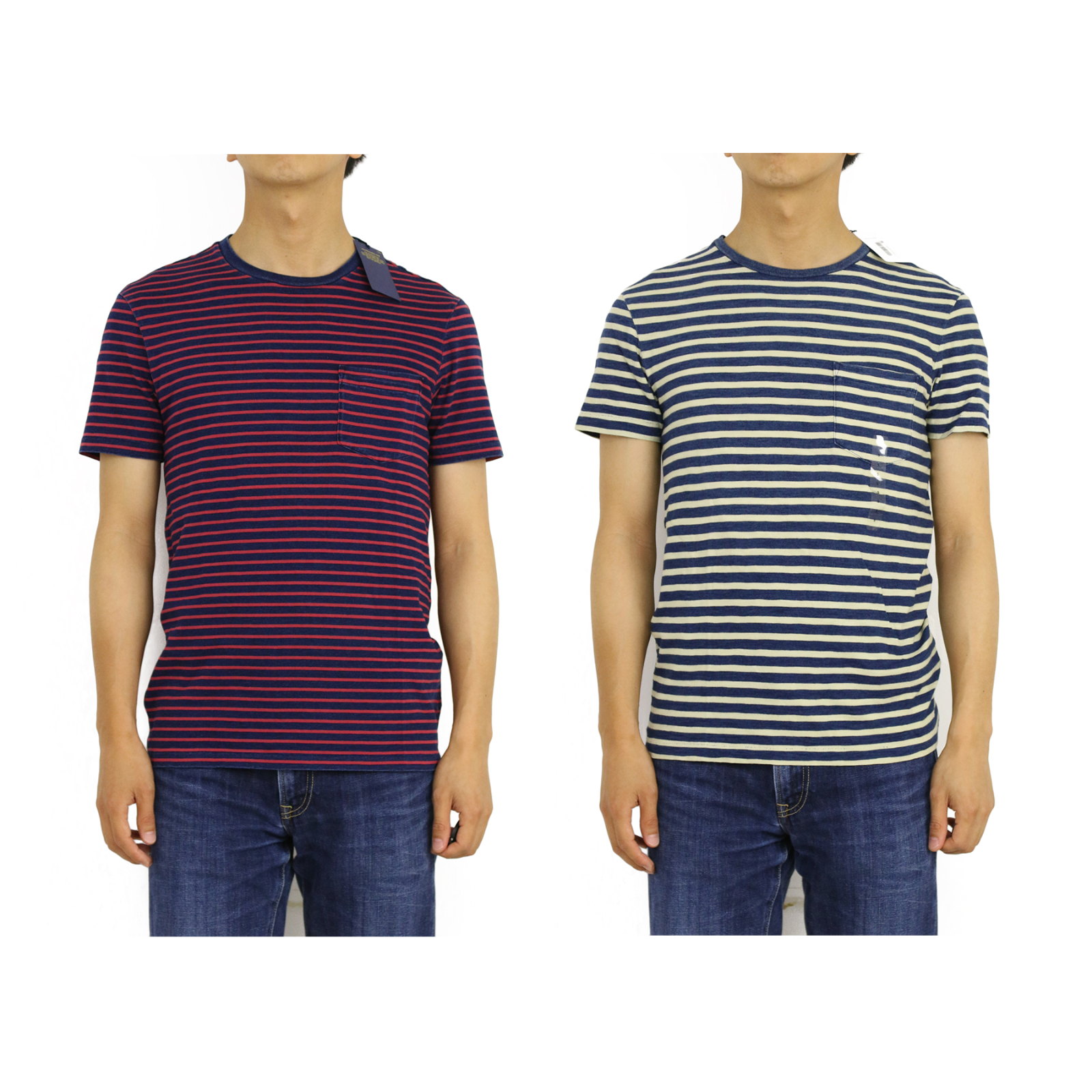 

Футболки Polo Ralph Lauren в полоску цвета индиго, 2 цвета