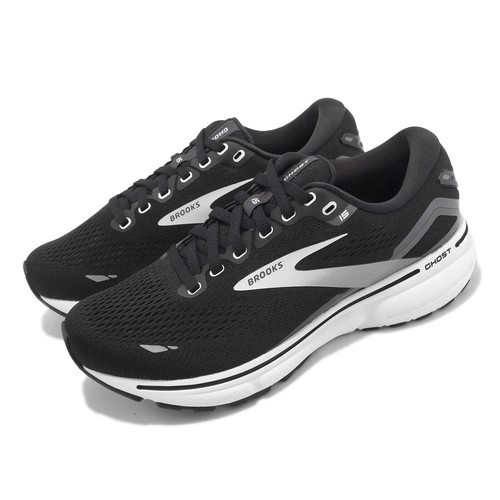 Женские кроссовки Brooks Ghost 15 D Wide Black Blackened White 1203801D-012