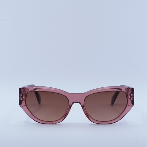 Pre-owned Celine Cl40219i 74t Pink/gradient Bordeaux 54-18-135 Sunglasses Authentic In Red