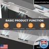 Upgraded Wind Guards for Blackstone Griddle 28 Inch,Blackstone Griddle Accessories Fit for Grill,Magnetic Wind Screens Protect Flame Hold Heat,Compatible with Rear Grease Cup,Hood,Silver
