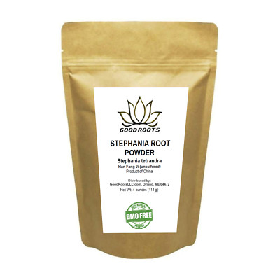 Stephania tetrandra Root Powder Han Fang Ji Plum Flower  4 oz - 1/4 Pound 