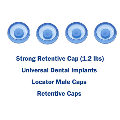 Dental NPØ3.5mm 5mm Abutments Overdenture Male Cap for Nobel Active Remove Tools