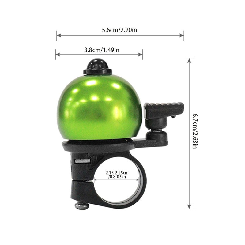 Bike Bell Aluminum Alloy Finger Bicycle Bell Alarm Ring Mountain Road Ebike MTB