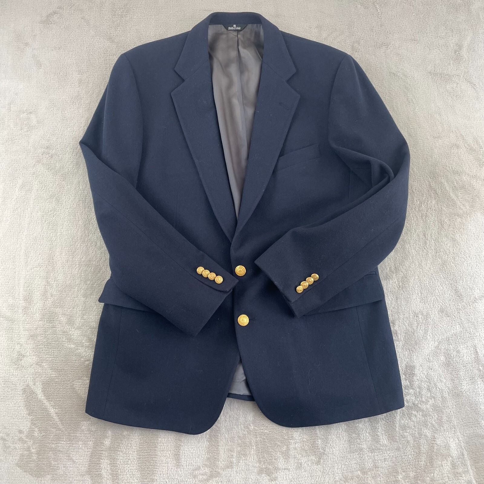 【Polo University CLUB】ラルフローレン 金ボタン ブレザー Polo University CLUB】ラルフローレン 金ボタン 紺ブレザー