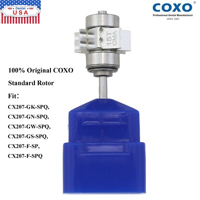 COXO Dental Turbine Cartridge Air Rotor For COXO High Speed Handpiece CX207-G/F