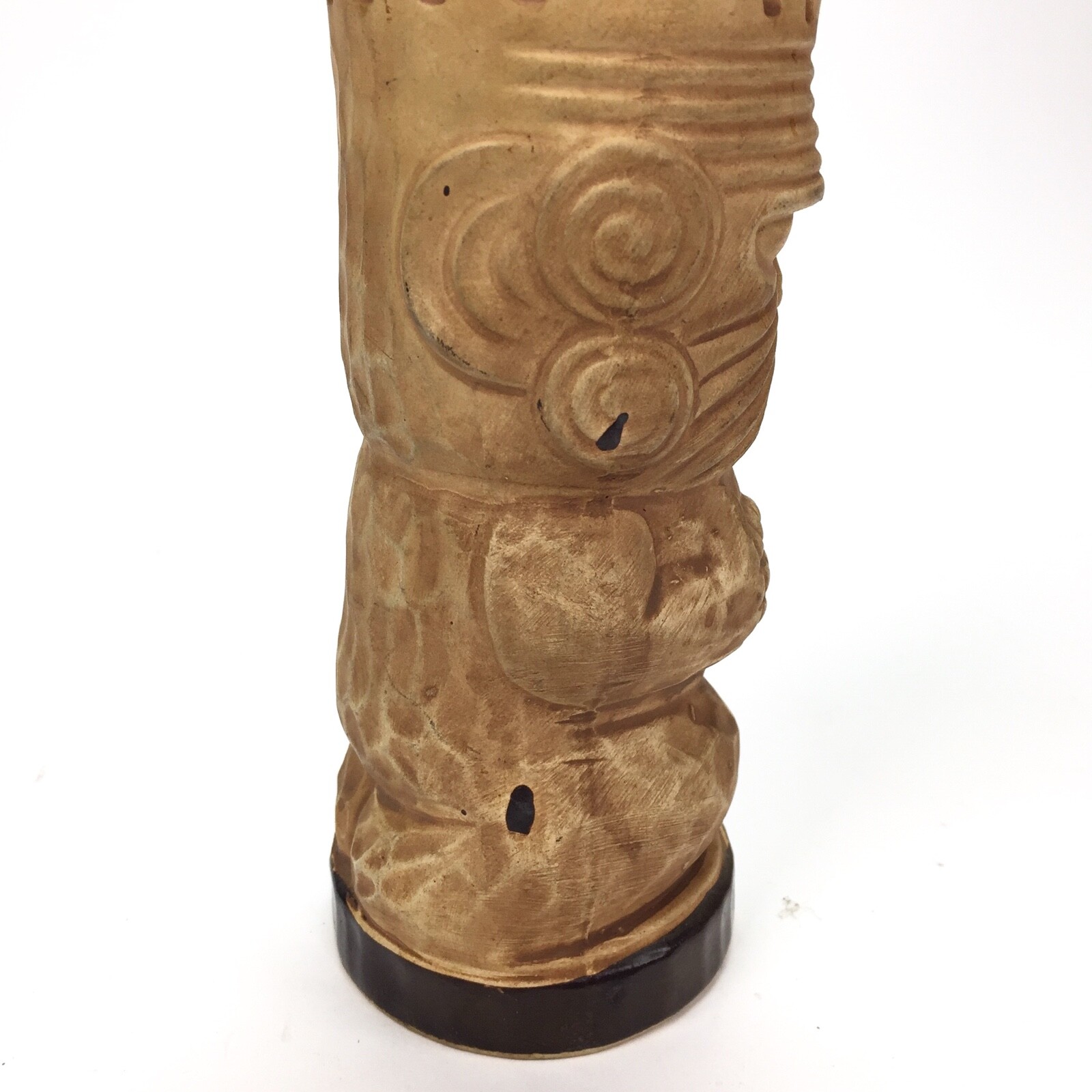 Tiki Cup, Hawaiian decor, decor artist brush pencil holder, Japan