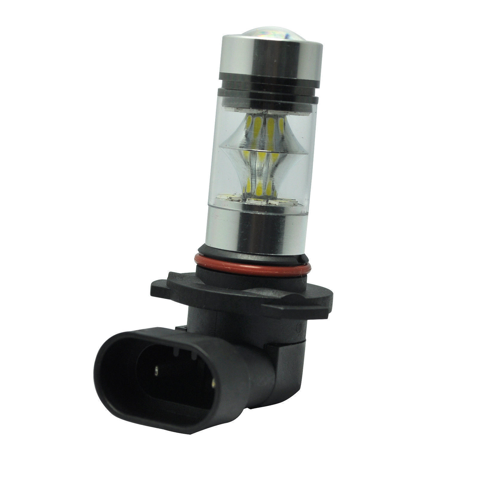 2X 9145 H10 High Power 100W Samsung LED 8000K Ice Blue Fog Light Lamps