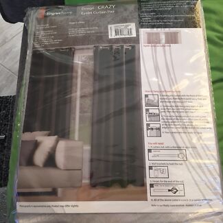Curtains Ideas 220 drop curtains : Eyelet curtains, Silver, 220-270cm width x 223cm drop (near new ...