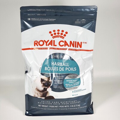 Royal Canin Hairball Care Dry Cat Food Reduces Hairball Formation 6lb SEE PICS!