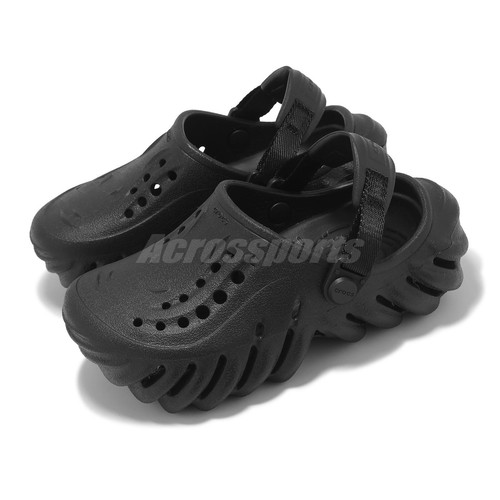 Повседневные сандалии-слипоны Crocs Echo Clog K Black для детей дошкольного возраста 208190-001